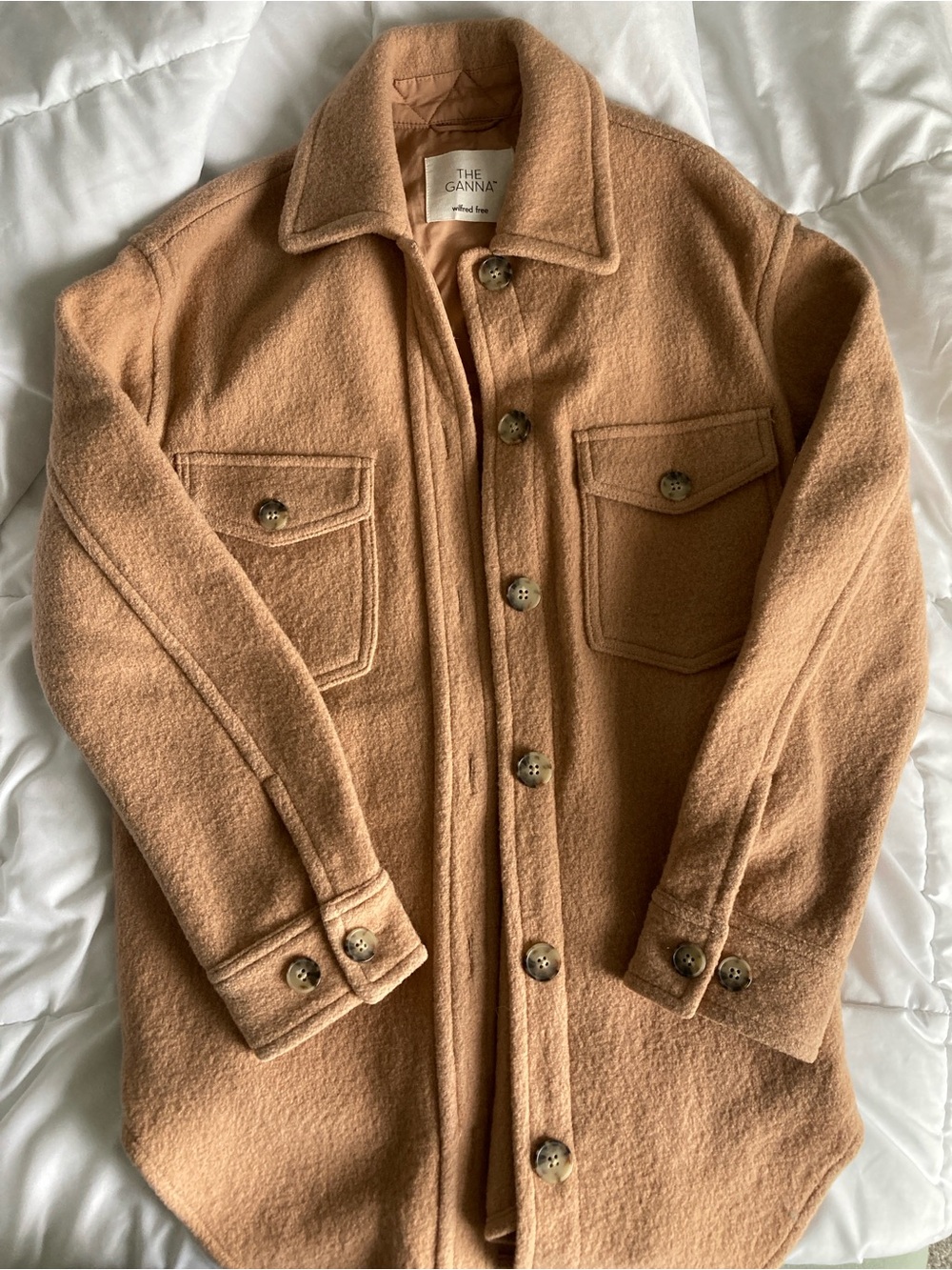 Wilfred Ganna Jacket (2XS, Tan Colour)